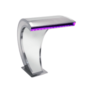 Cascade with chromotherapy in stainless