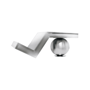 Waterfall in stainless steel and fiberglass structure