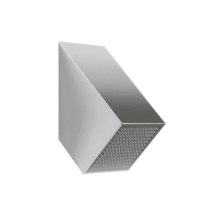 Square anti-scale wall sprayer in stainless steel