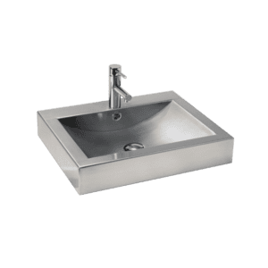 Sink in stainless steel